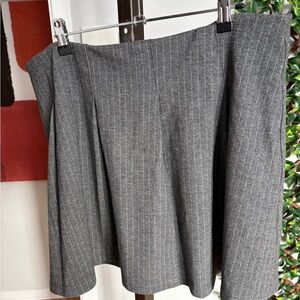 58. H&M Gray Pinstripe Women's Skirt size XL